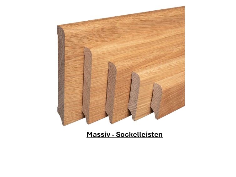 Massiv Sockelleisten