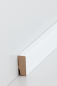 Preview: MDF Fußleiste weiß 40 mm