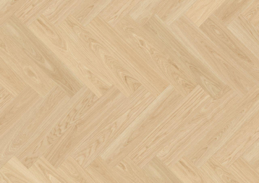 Preview: Klick Vinylboden Rigid SPC Eiche Vanilla Fischgrat Holzstruktur