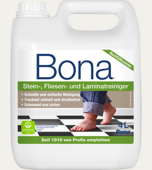 4 Liter Bona Reiniger-Nachfüllkanister für Mop - Fliesen+Lamiant