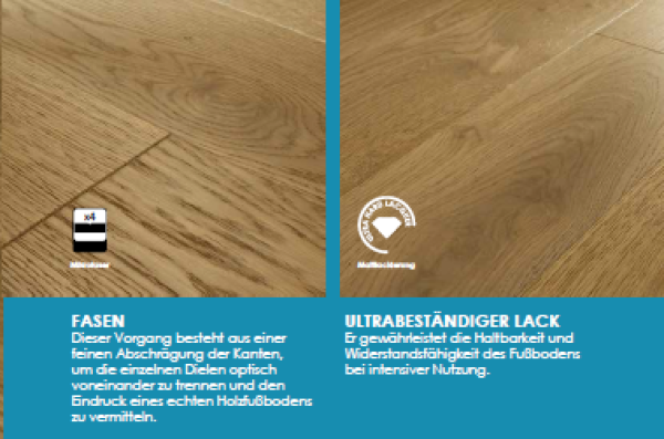 Hybrid Furnierboden Eiche RIBBON