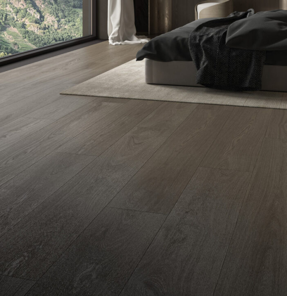 Klick Vinylboden Rigid SPC Eiche Balsamico Landhausdiele Holzstruktur - inkl. XPO Trittschall